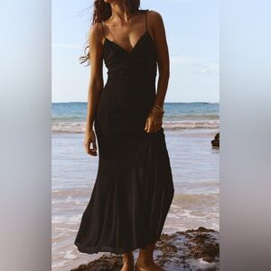 Nwt-Zara- Midi Slip Dress-M